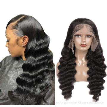 Wholesale Hot Sale New Style Transparen Lace Front Wigs Cuticle Aligned Brazilian Human Hair Lace Front Wigs